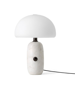 Vipp 592 Sculpture Tischleuchte L weiss